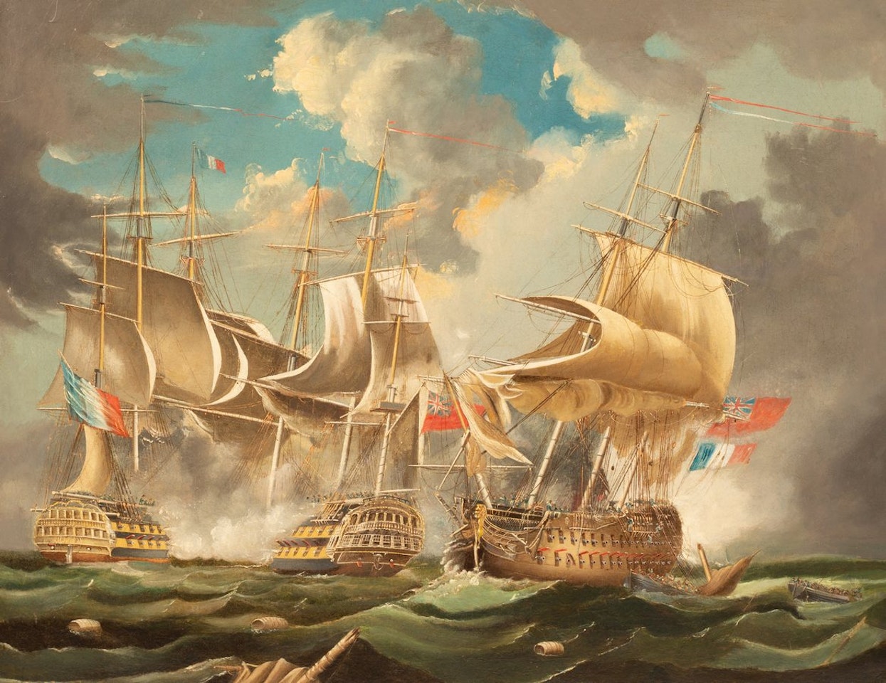 A Naval Engagement by English School