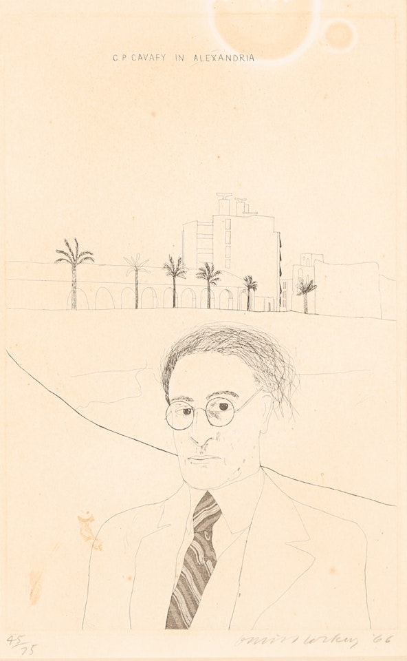 Portrait of Cavafy in Alexandria (SAC 47; Tokyo 47) by David Hockney