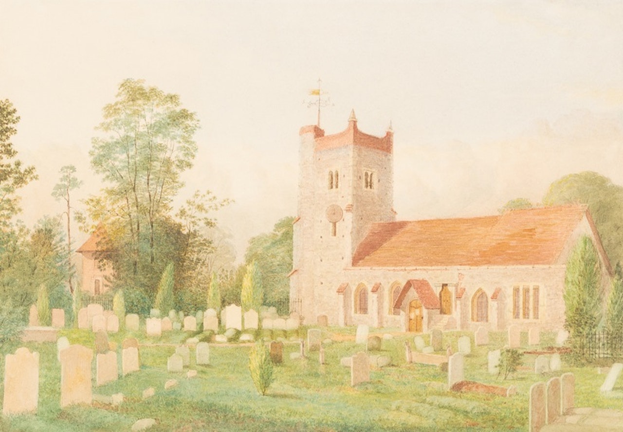 Ewell Parish Church by English School