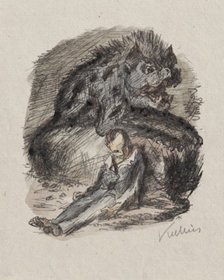 The monster by Alfred Kubin