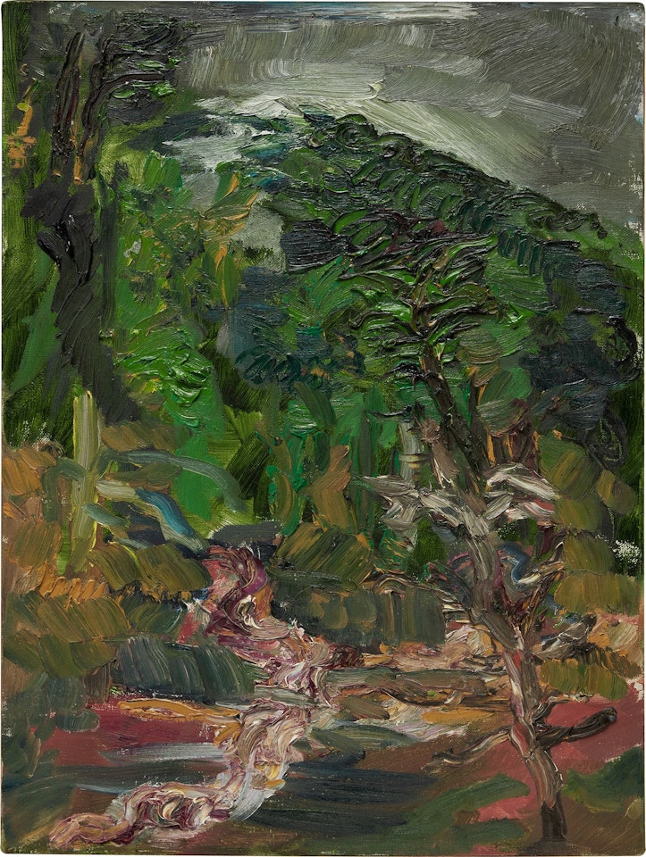 the stream (Hudson river scene) by Rainer Fetting