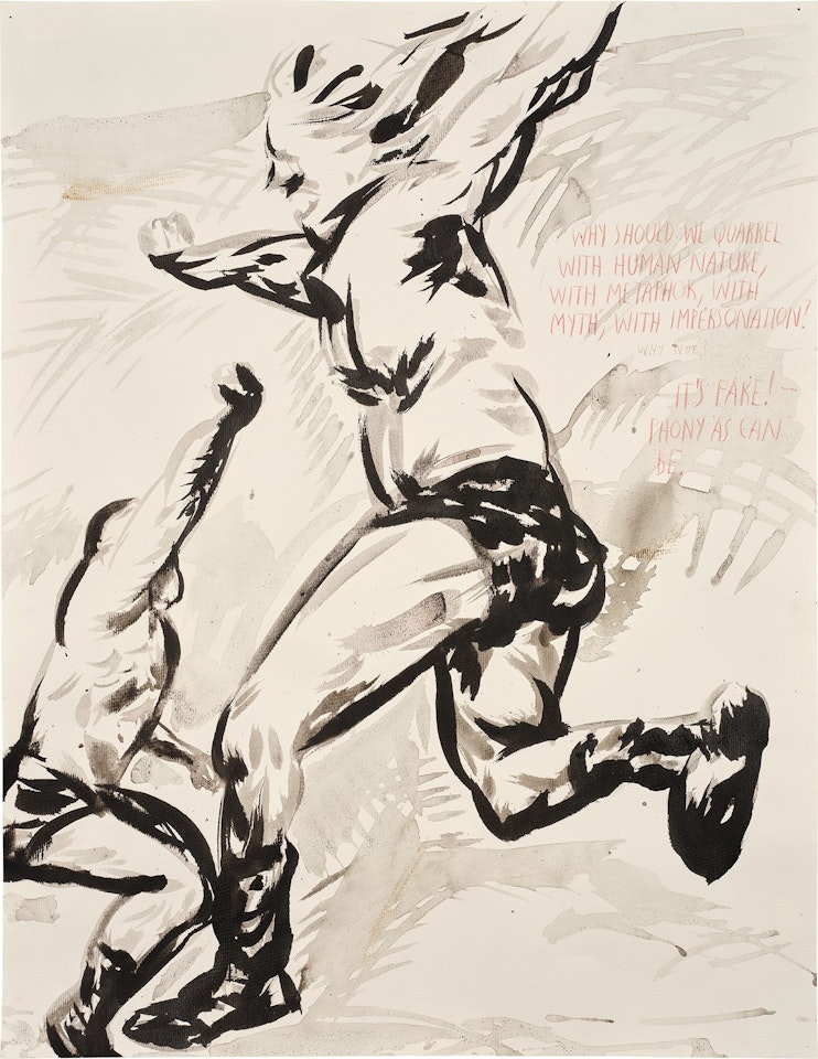 No Title (Why should we...) by Raymond Pettibon