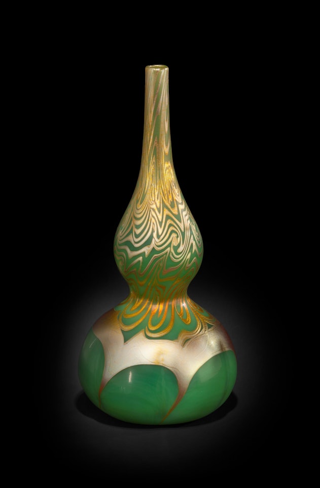 Double-Gourd Vase by Tiffany Studios