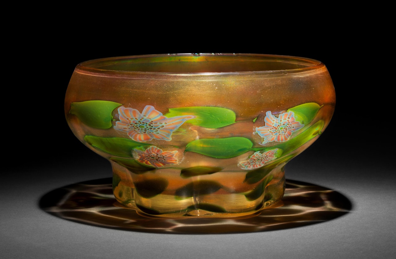 “Millifiore” Paperweight Exhibition Bowl by Tiffany Studios