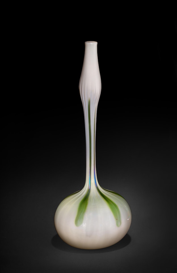 "Egyptian Onion" Flower-Form Vase by Tiffany Studios