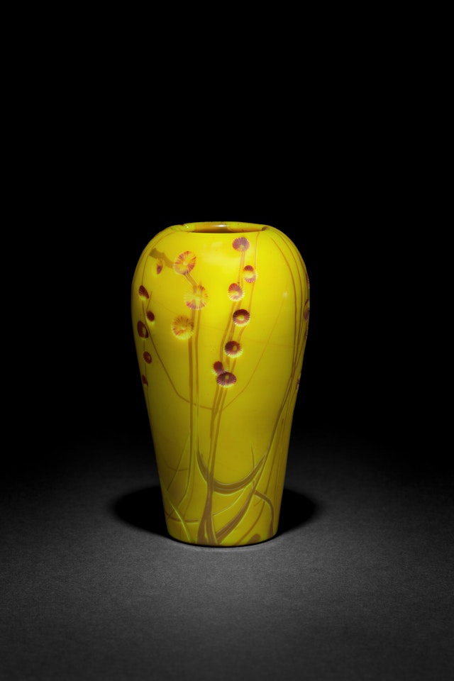 Engraved Exhibition Vase by Tiffany Studios