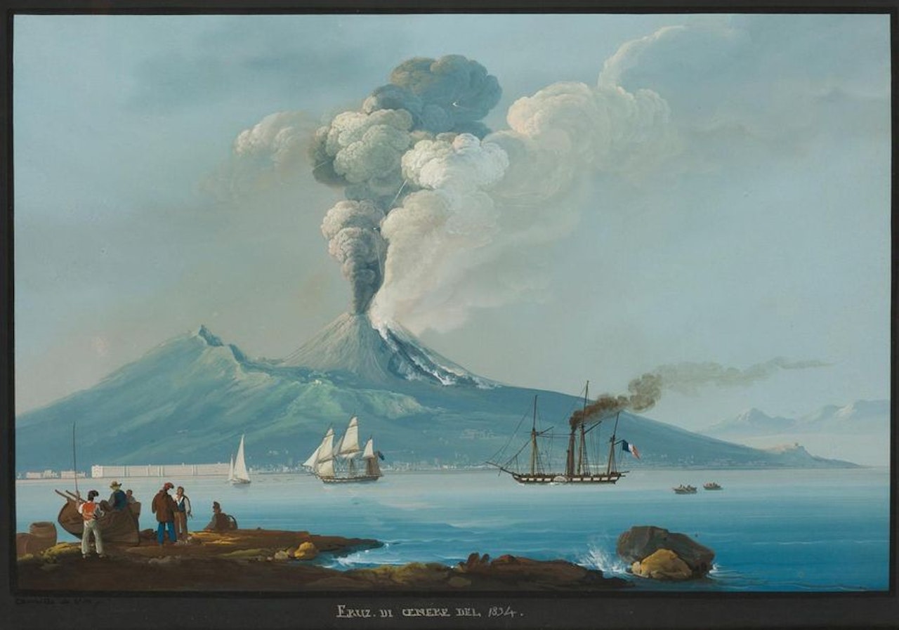 “Eruption of Vesuvius” by Neapolitan School