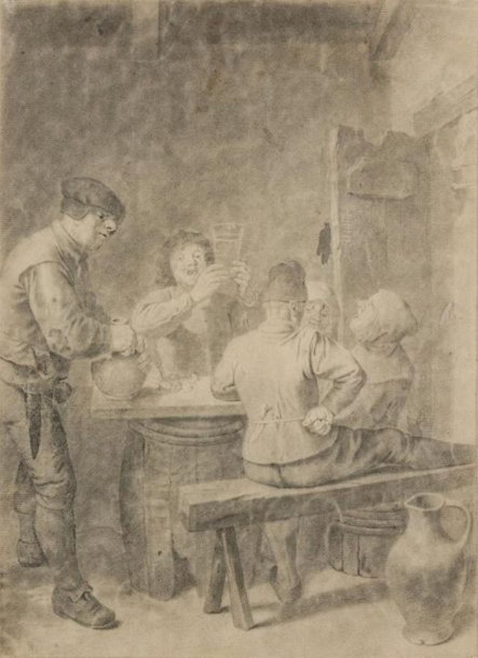 Cabaret scene by Dutch School