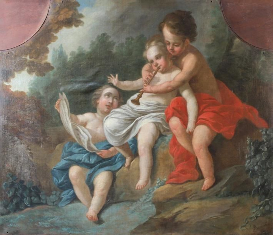 Musical Children by French School