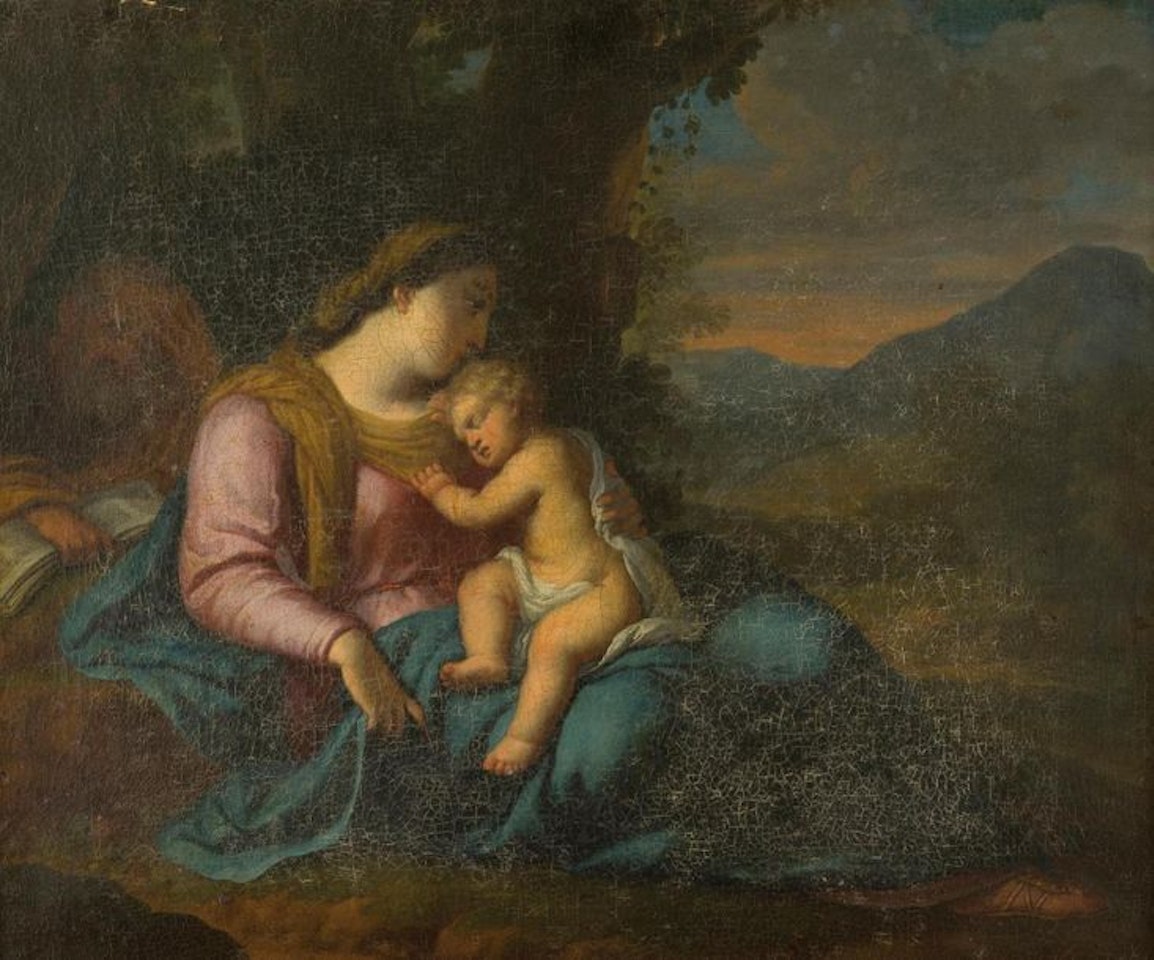 “Rest during the flight into Egypt » by Flemish School