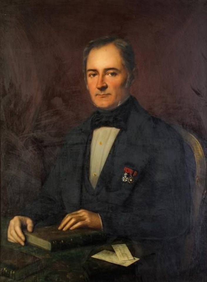 Portrait of a man in the Legion of HonorCanvas by French School
