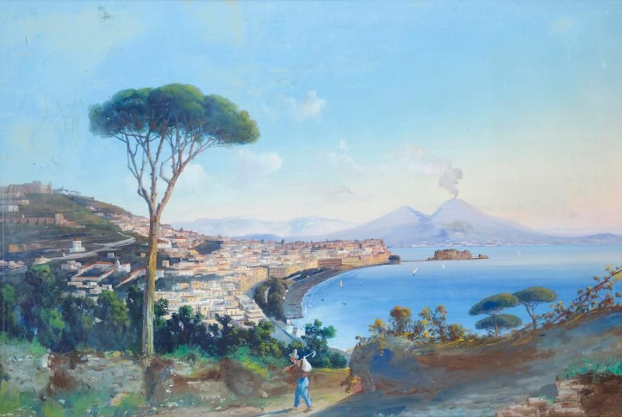 The Bay of Naples by Neapolitan School