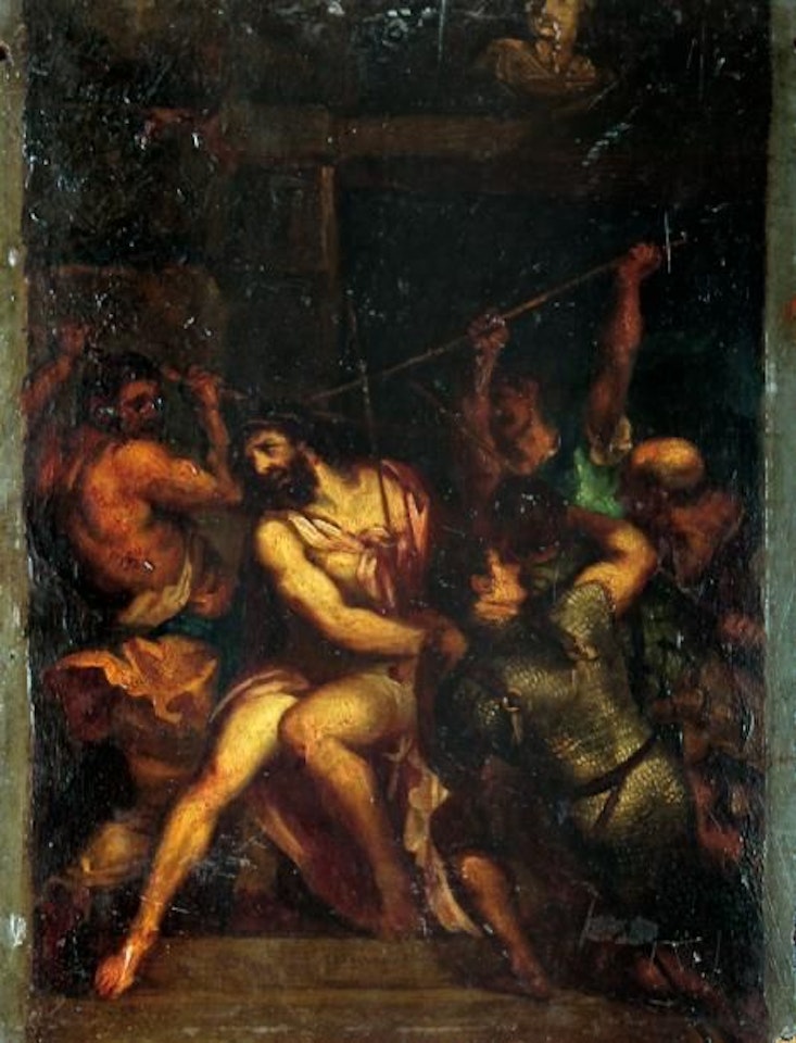 crowning of thorns by French School
