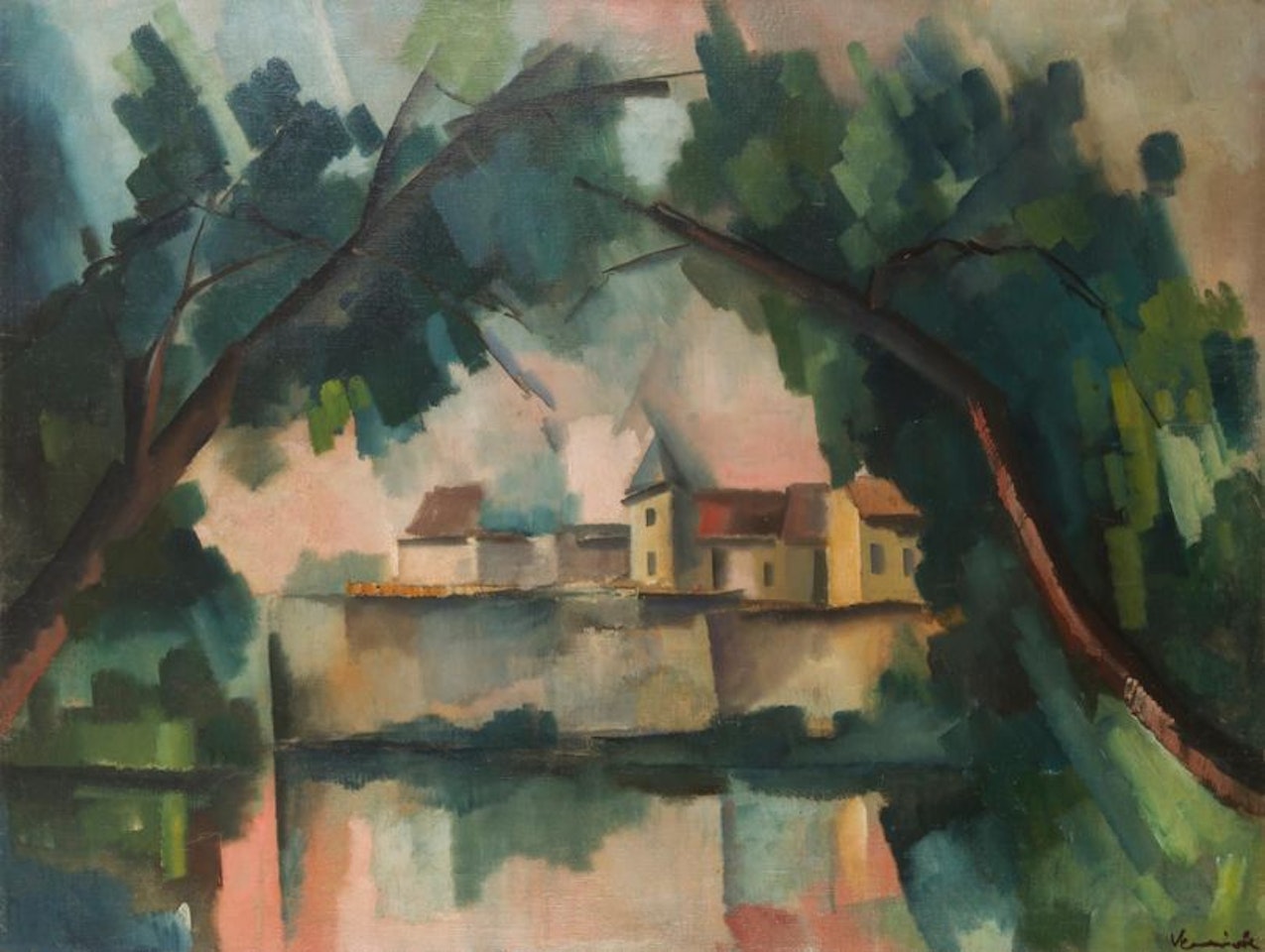 The Valley of the Seine by Maurice de Vlaminck
