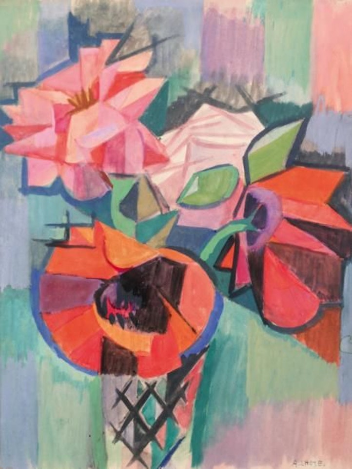 Roses and poppies by André Lhote