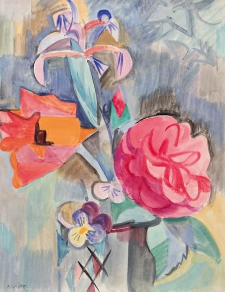 Irises and poppies by André Lhote