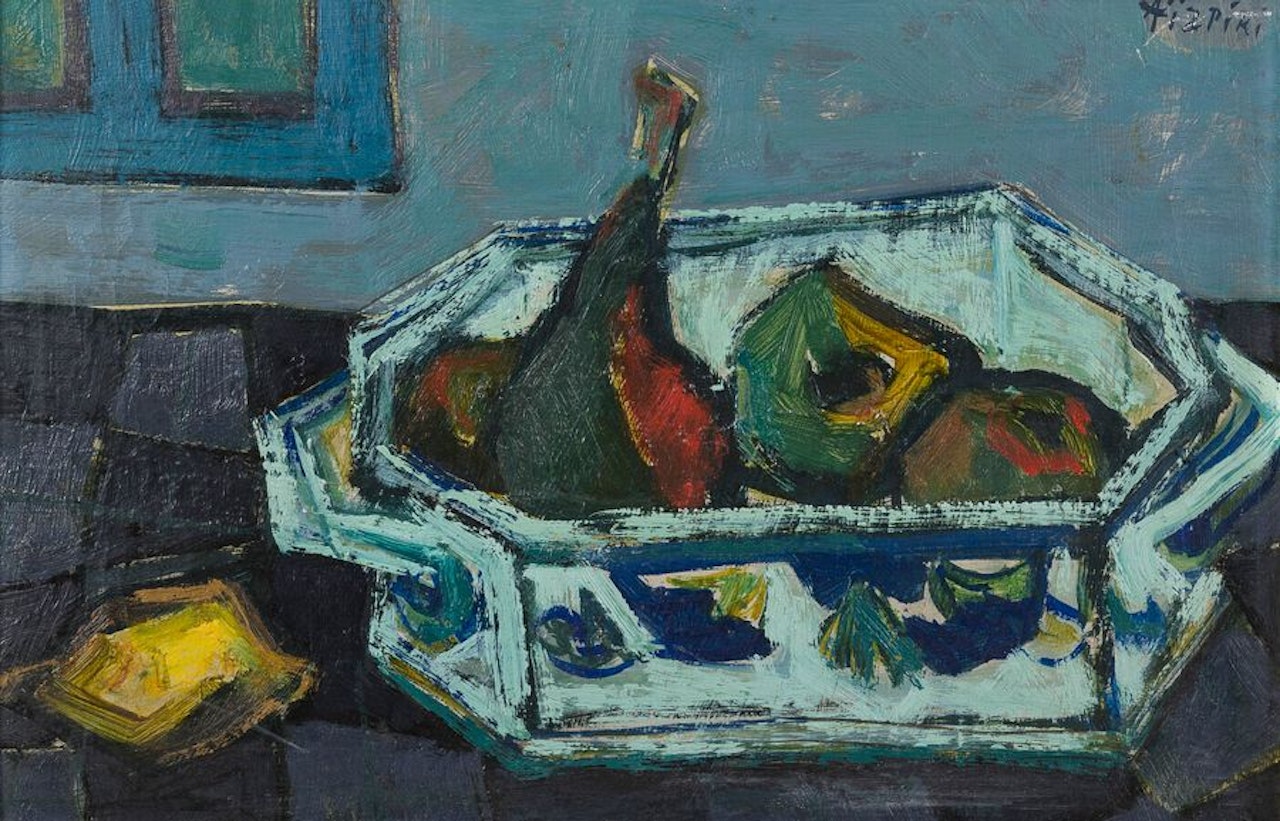 Composition with fruits by Paul Aizpiri