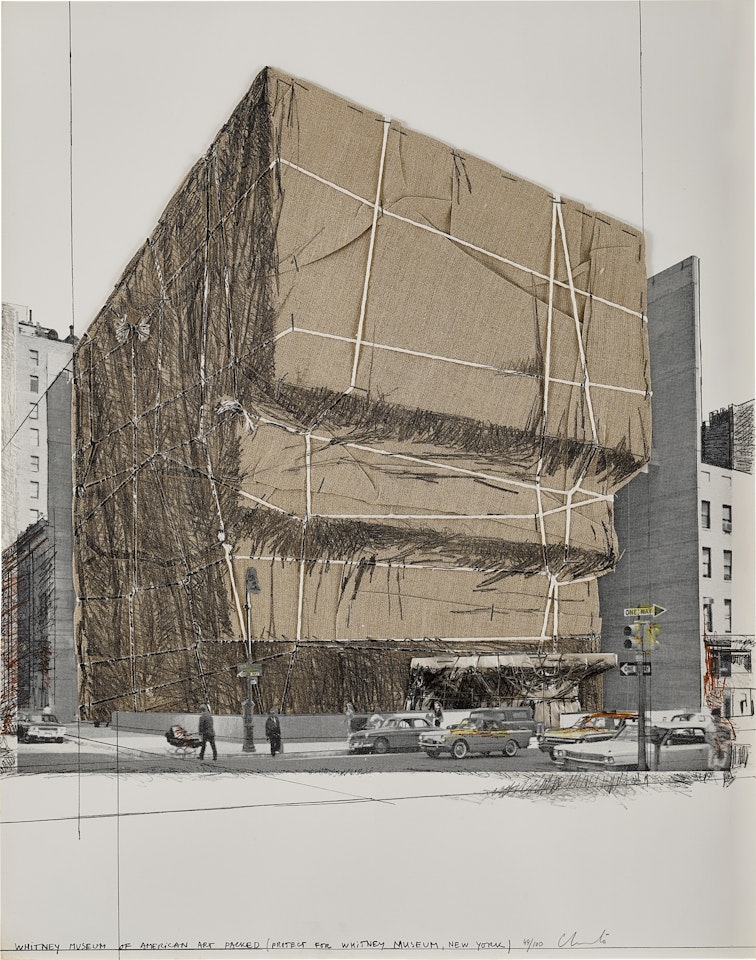 Whitney Museum of American Art Packed (Project for Whitney Museum, New York) by Christo