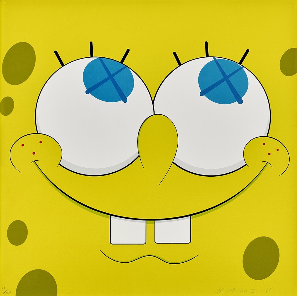 KAWSBOB (YELLOW) by Kaws