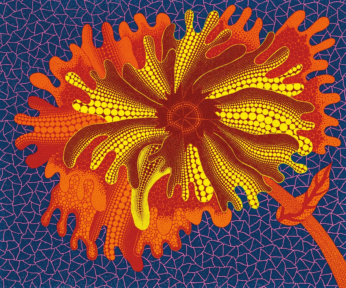 Flower C by Yayoi Kusama