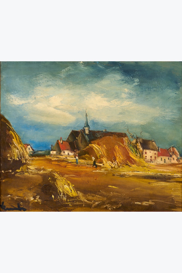 Le village by Maurice de Vlaminck