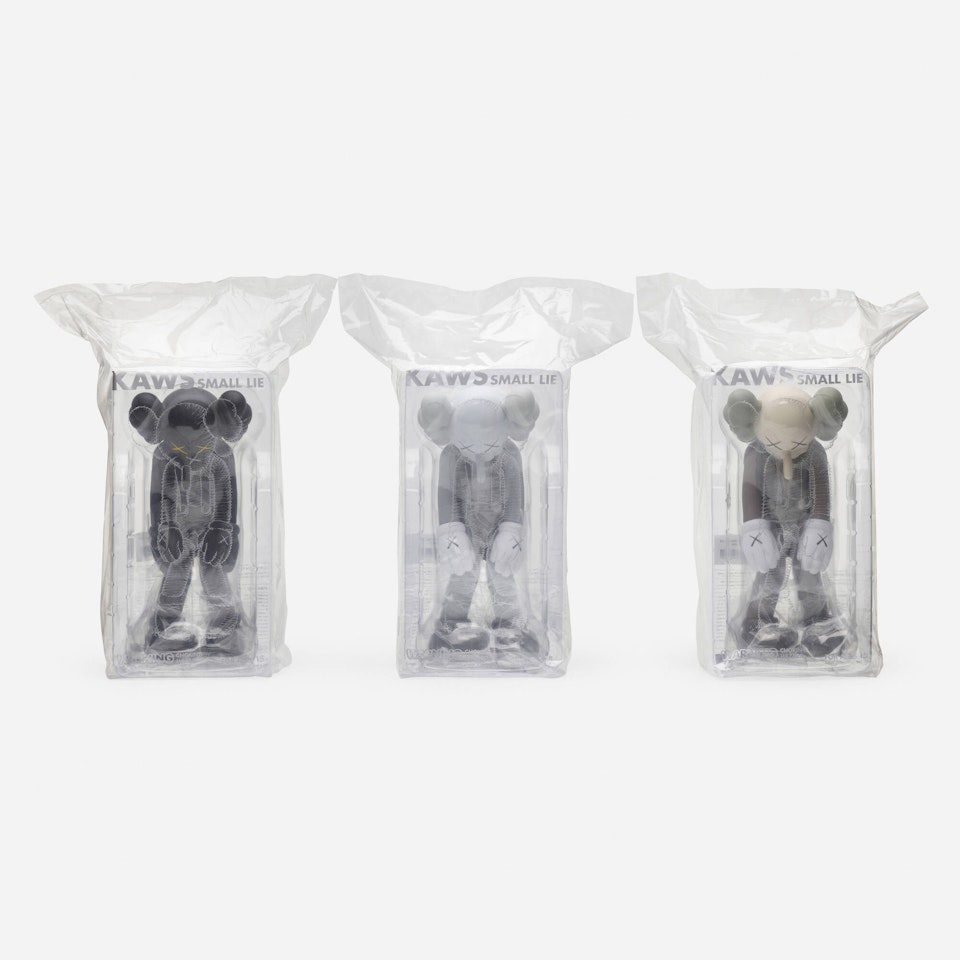 Small Lie (three works) by Kaws