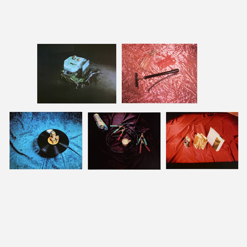 Five works from the Tropical Fish series by Ed Ruscha