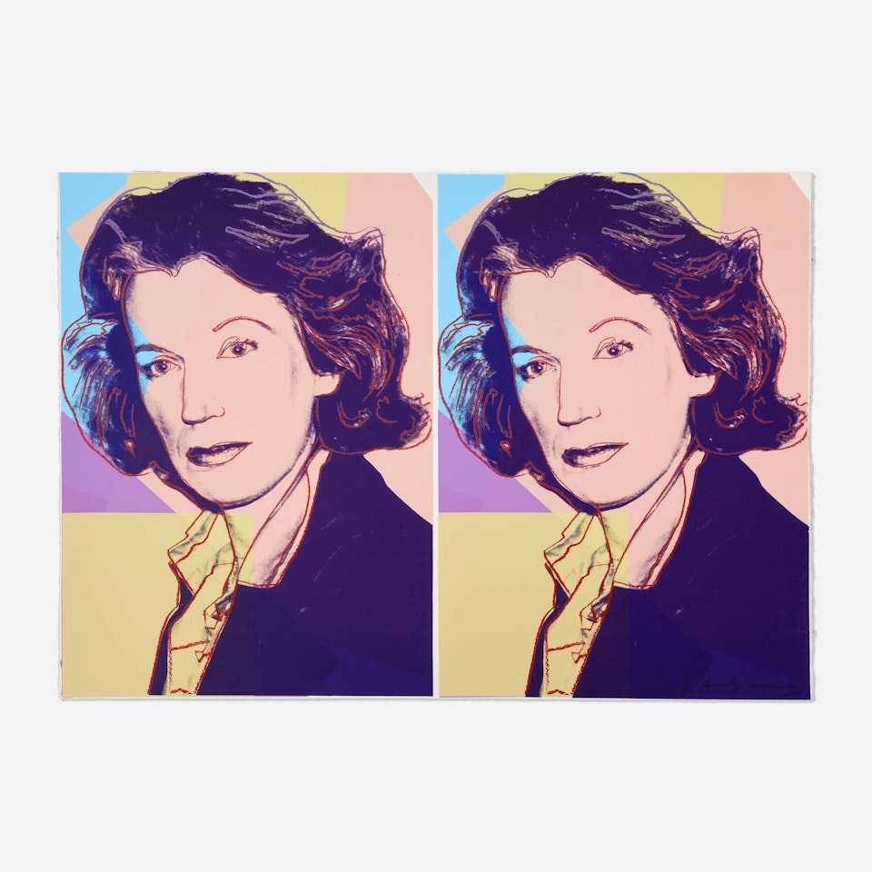 Mildred Scheel by Andy Warhol