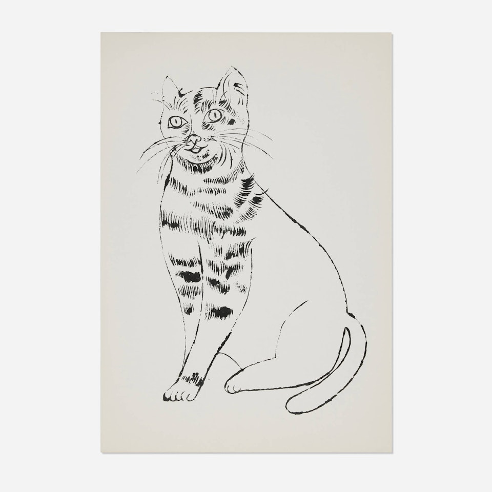 Untitled (from the 25 Cats Name Sam and One Blue Pussy portfolio) by Andy Warhol