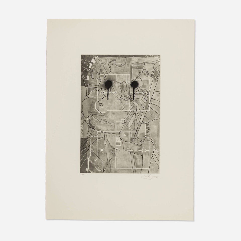 Untitled (from The Geldzahler portfolio) by Jasper Johns