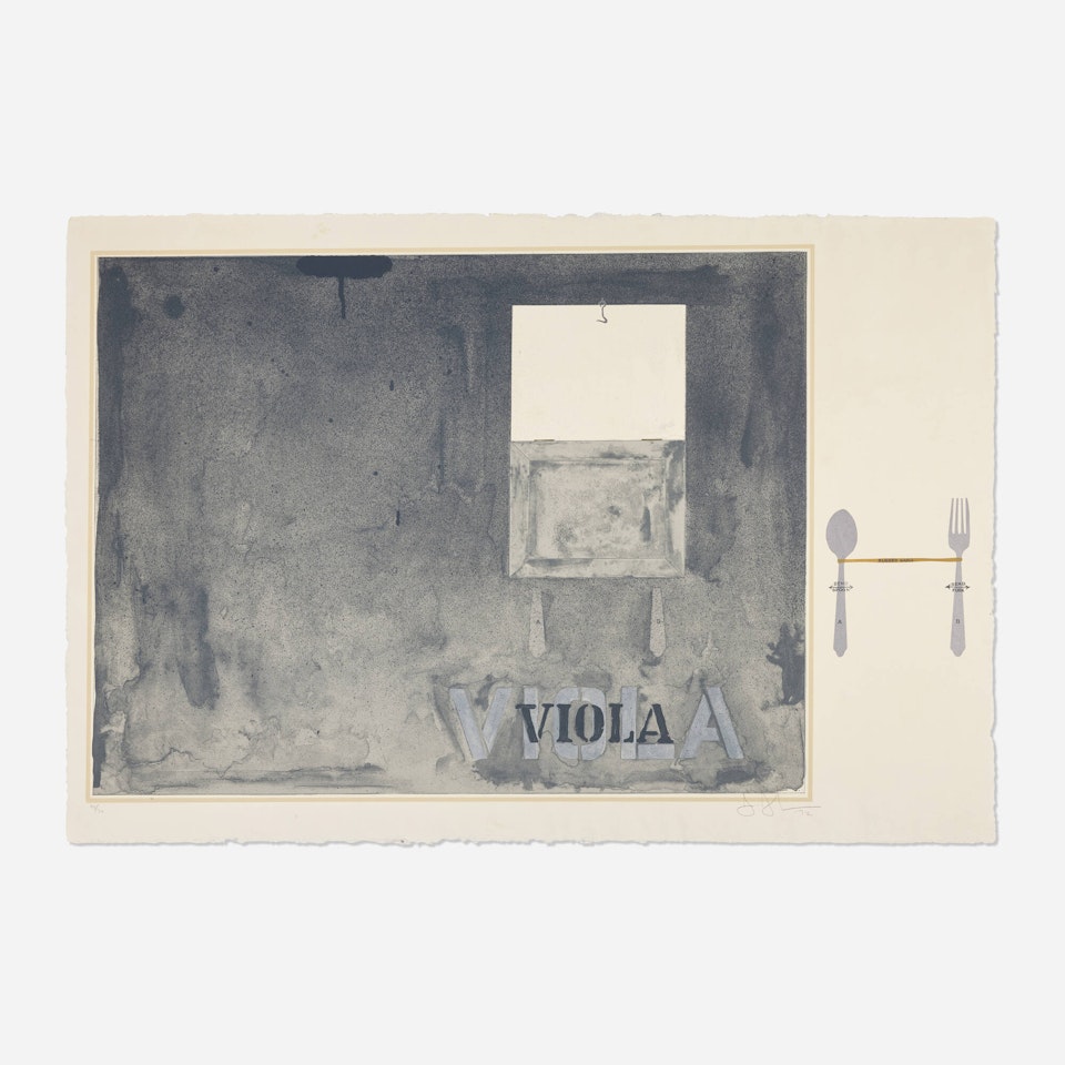 Viola by Jasper Johns