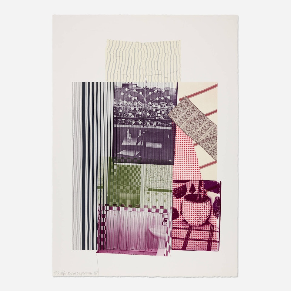 Pre-Morocco (from the Eight by Eight to Celebrate the Temporary Contemporary portfolio) by Robert Rauschenberg