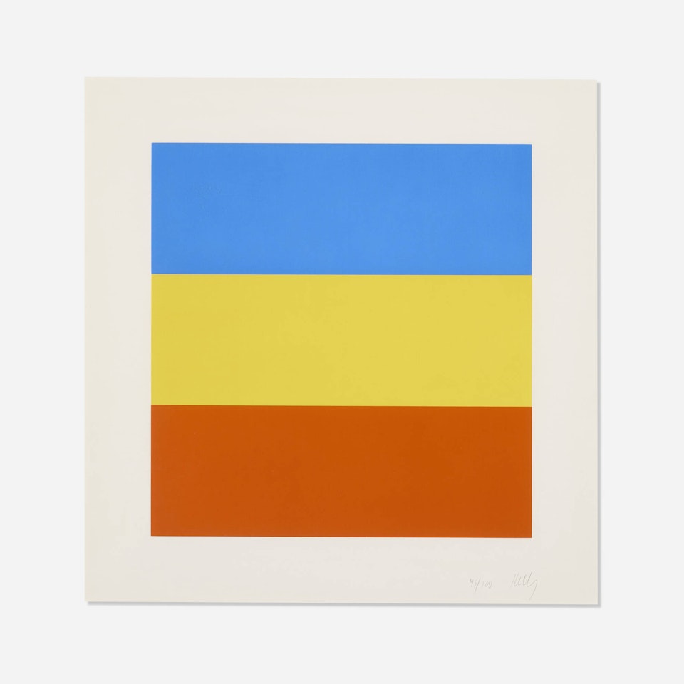 Blue, Yellow, Red by Ellsworth Kelly