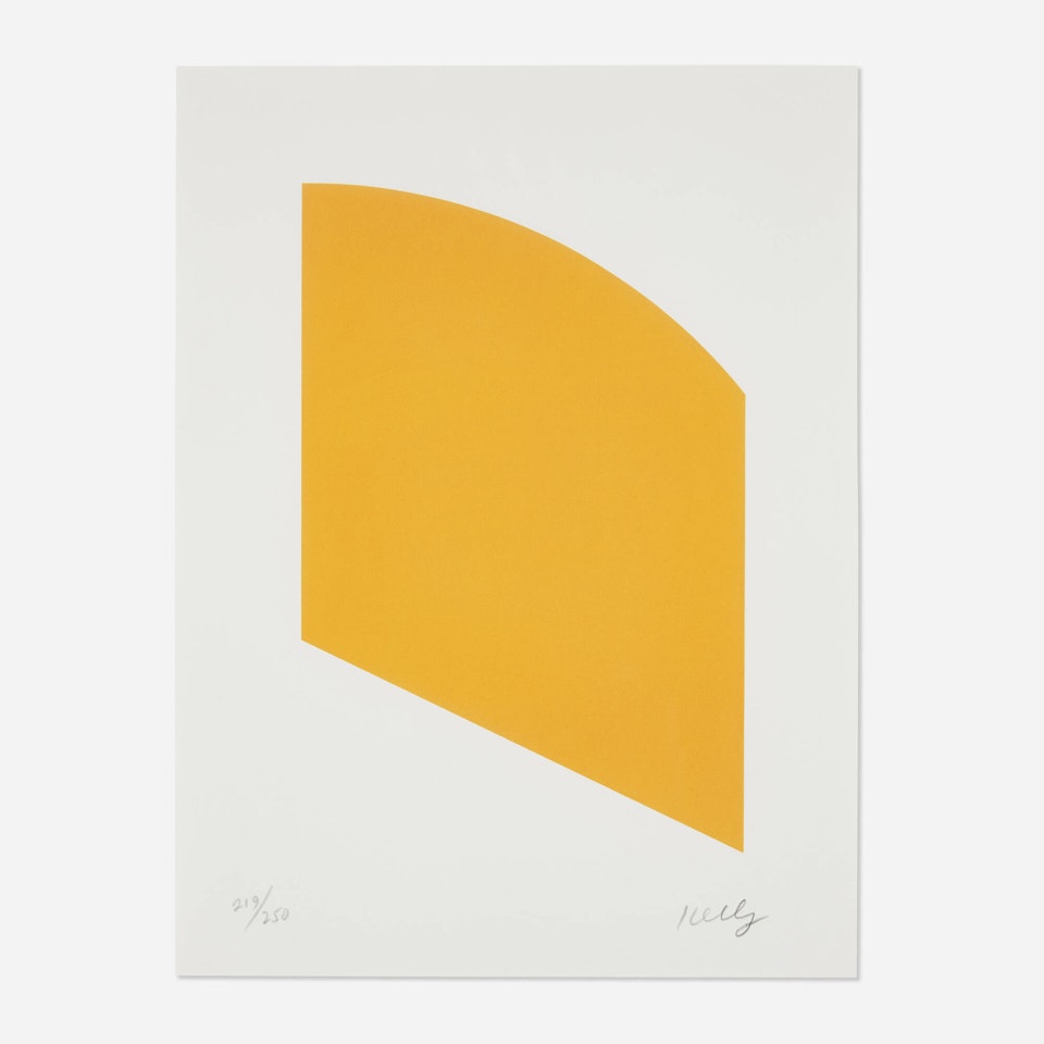 Orange (Curve) by Ellsworth Kelly
