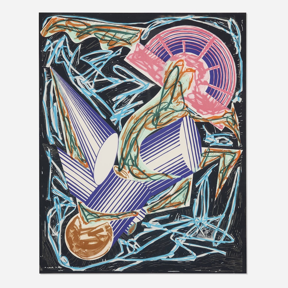 Frontispiece, from Illustrations after El Lissitsky"s Had Gadya by Frank Stella