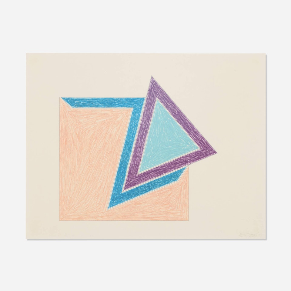Moultonboro (from the Eccentric Polygons series) by Frank Stella