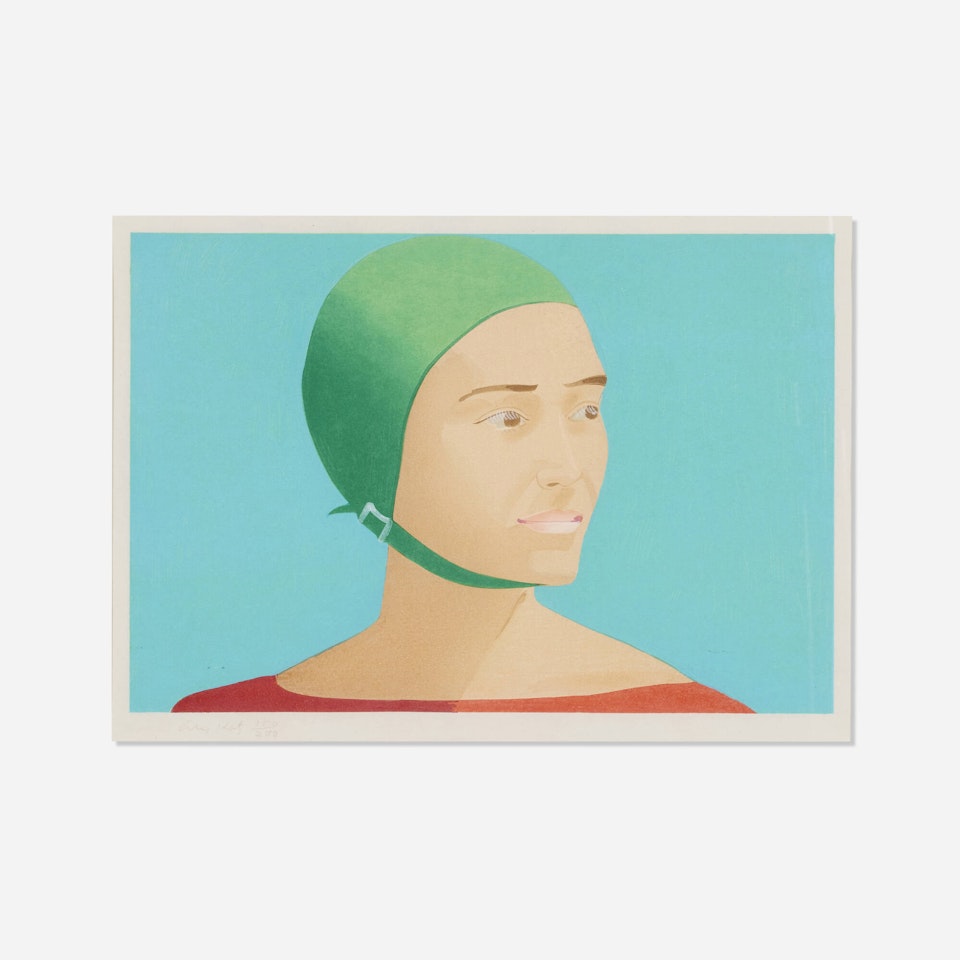 The Green Cap by Alex Katz
