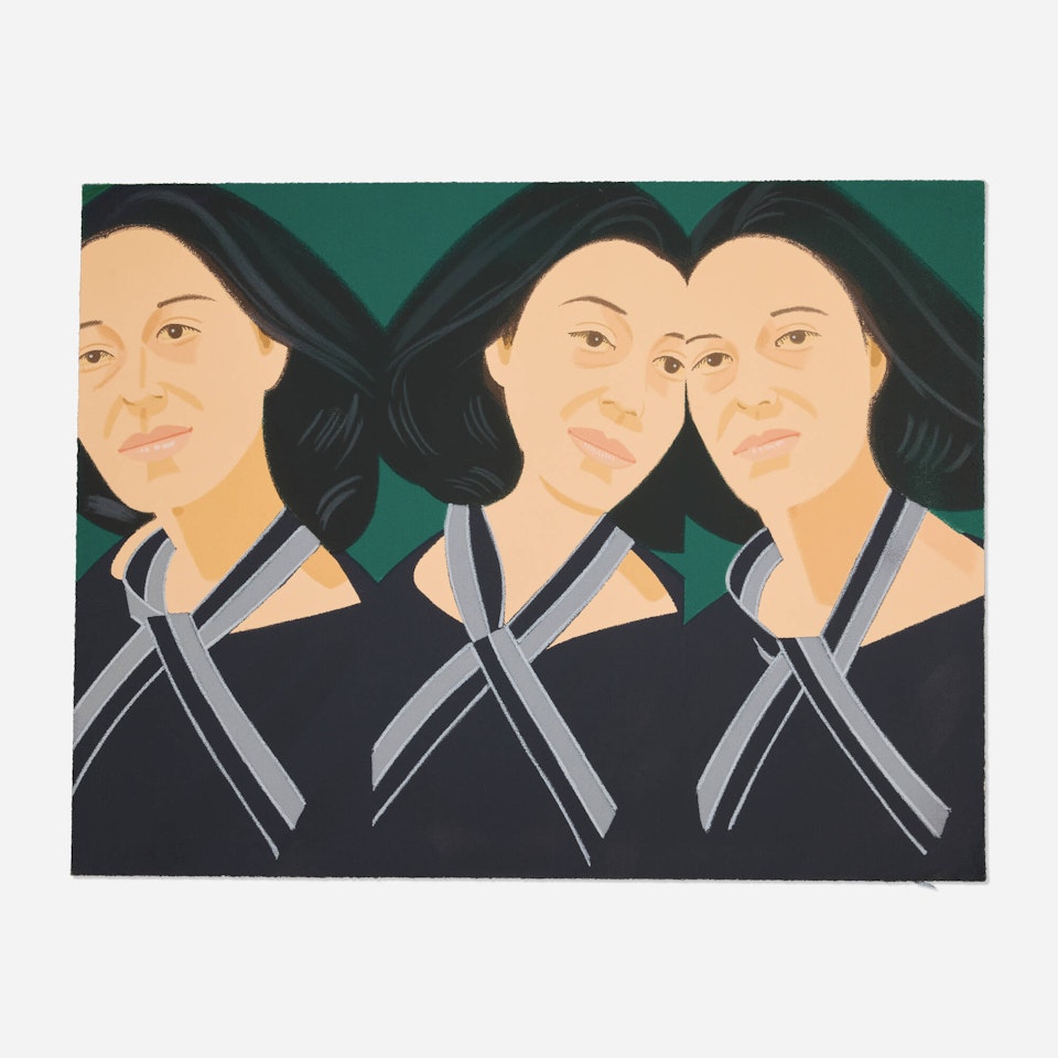 Grey Ribbon (from Alex and Ada, the 1960"s to the 1980"s portfolio) by Alex Katz