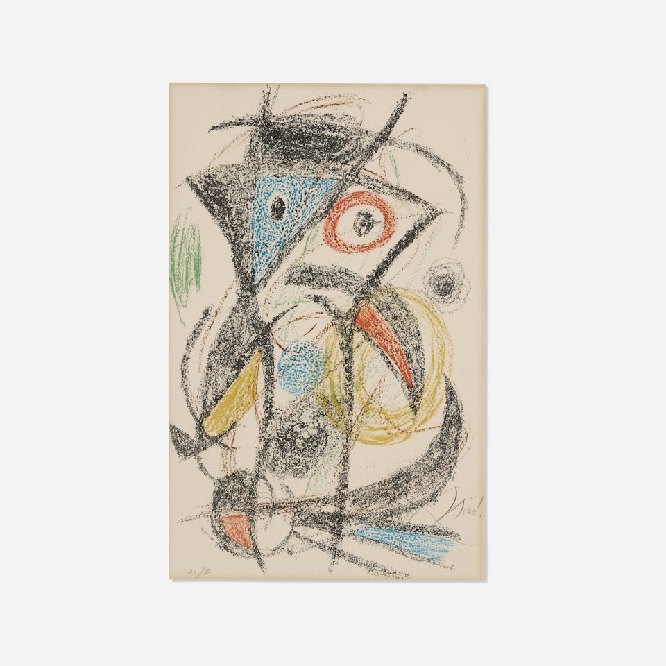 Untitled (from Les demeures d"hypnos portfolio) by Joan Miró