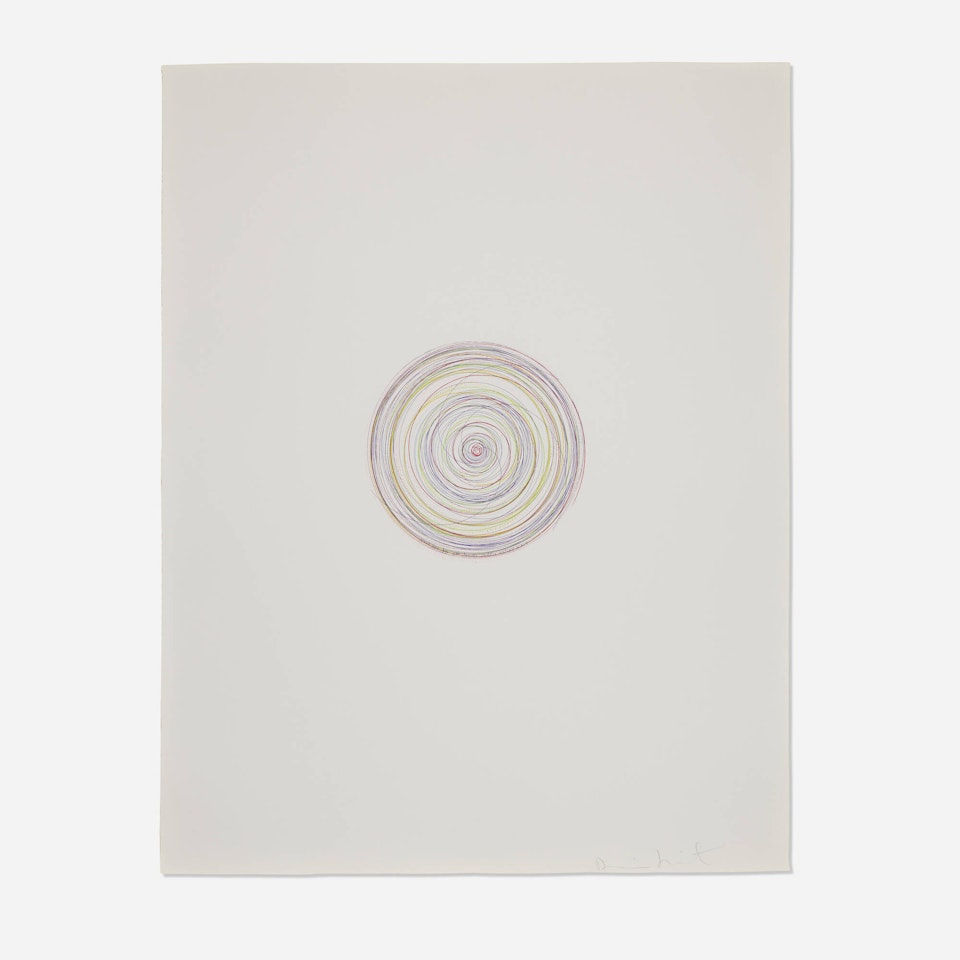 Tie a yellow ribbon round the old oak tree (from In a Spin, the Action of the World on Things, Volume I) by Damien Hirst