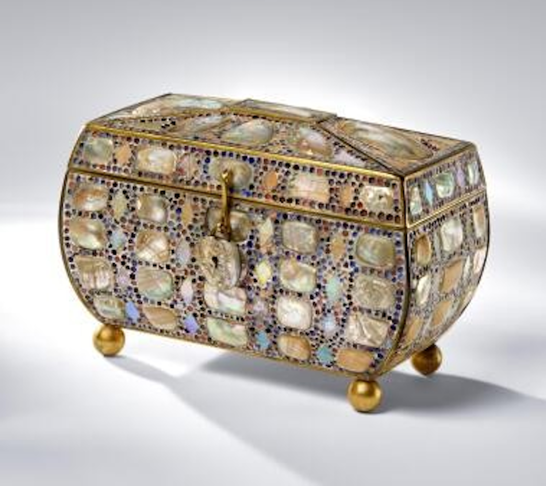 An Important and Rare Exhibition Coffer from the Personal Collection of Louis Comfort Tiffany by Tiffany Studios