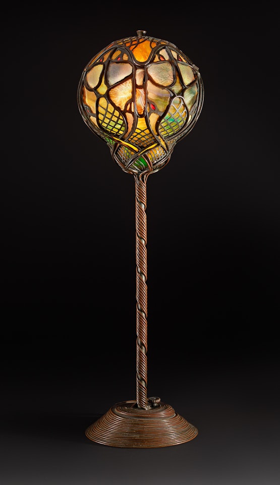 A Rare "Scarab" Table Lamp by Tiffany Studios
