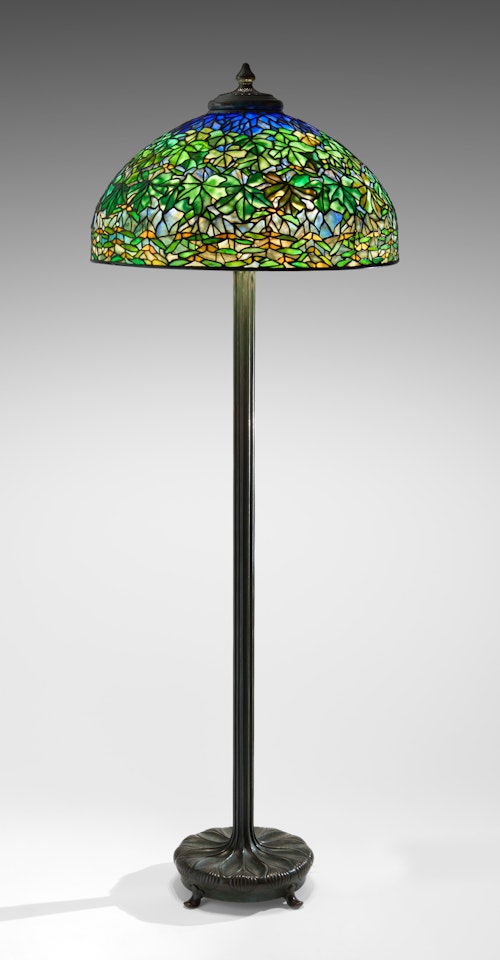 "Maple Leaf" Floor Lamp by Tiffany Studios