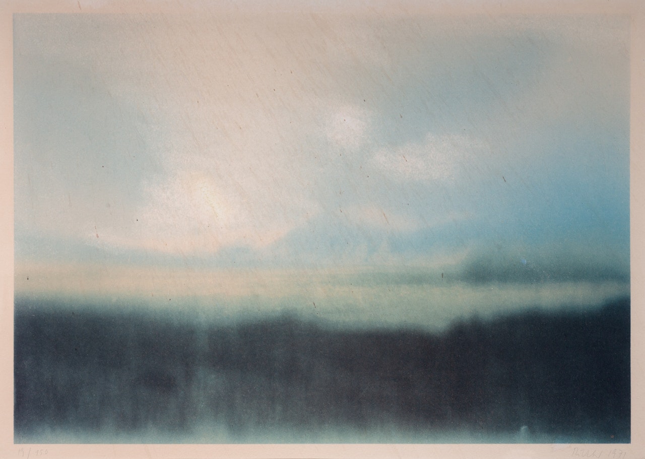 Teydelandschaft by Gerhard Richter