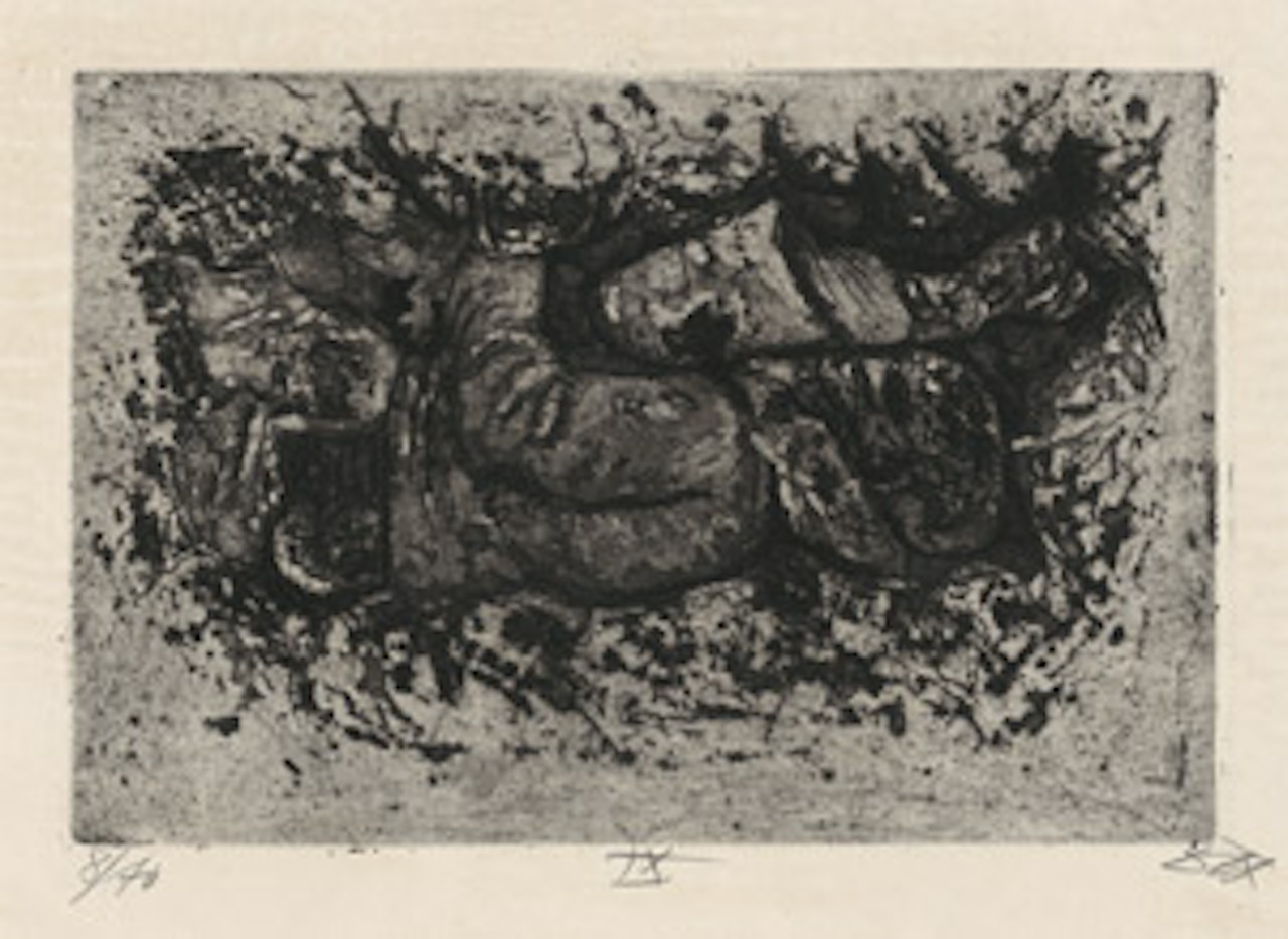 Found while digging through a trench (Auberive) by Otto Dix