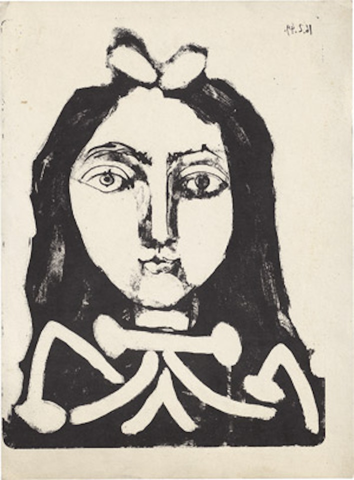 Second portrait of a young girl by Pablo Picasso