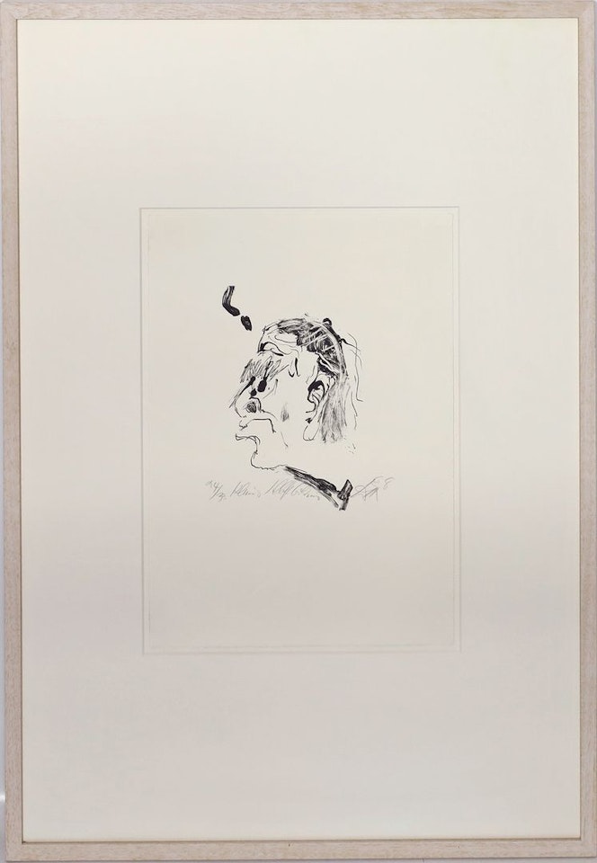 Small self-portrait by Otto Dix