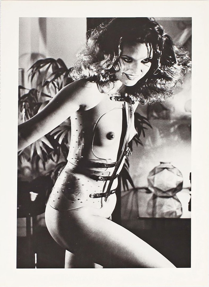 "Jassara - Rue Aubriot, Paris" by Helmut Newton