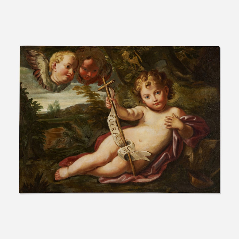 The Christ Child with putti by Italian School