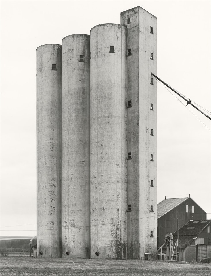 Grain Elevator, Saint-Martin-L"Heureux, Reims, F.. by Bernd & Hilla Becher